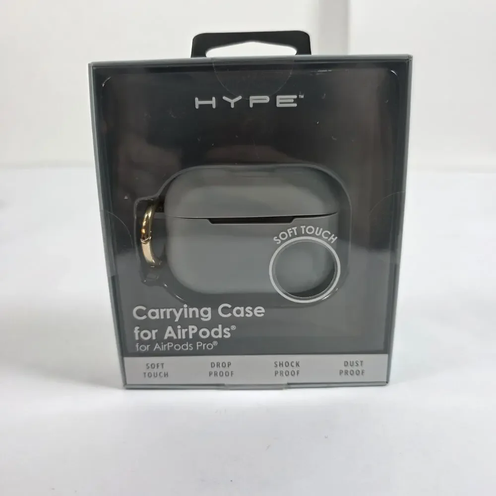 AirPods Pro Hype Carrying Case Soft Touch Clip Drop Shock Proof Light Teal
